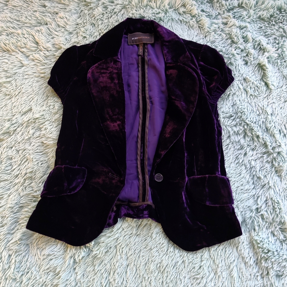 BCBGMaxazria - Coco Velvet Blazer- Size: Small